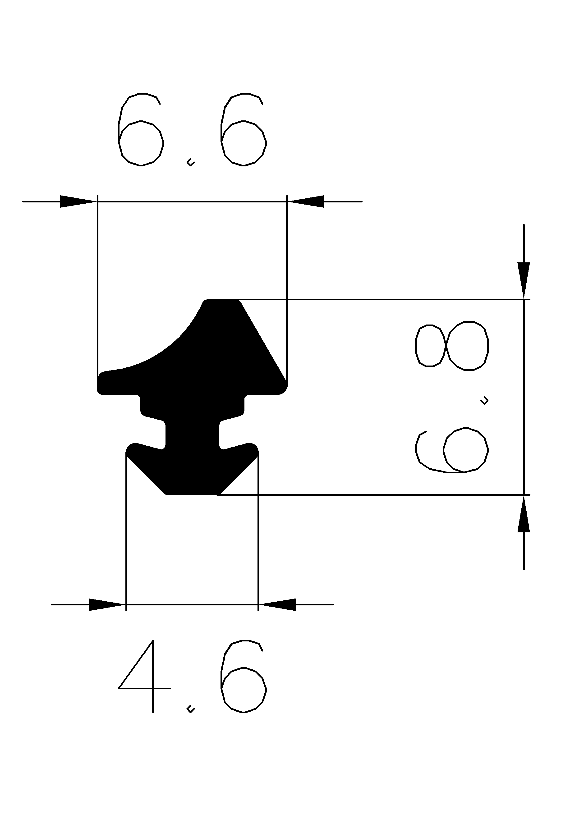 3410160KG - silicone profiles - Spacer and bumper profiles 3410160KG - silicone profiles - Spacer and bumper profiles