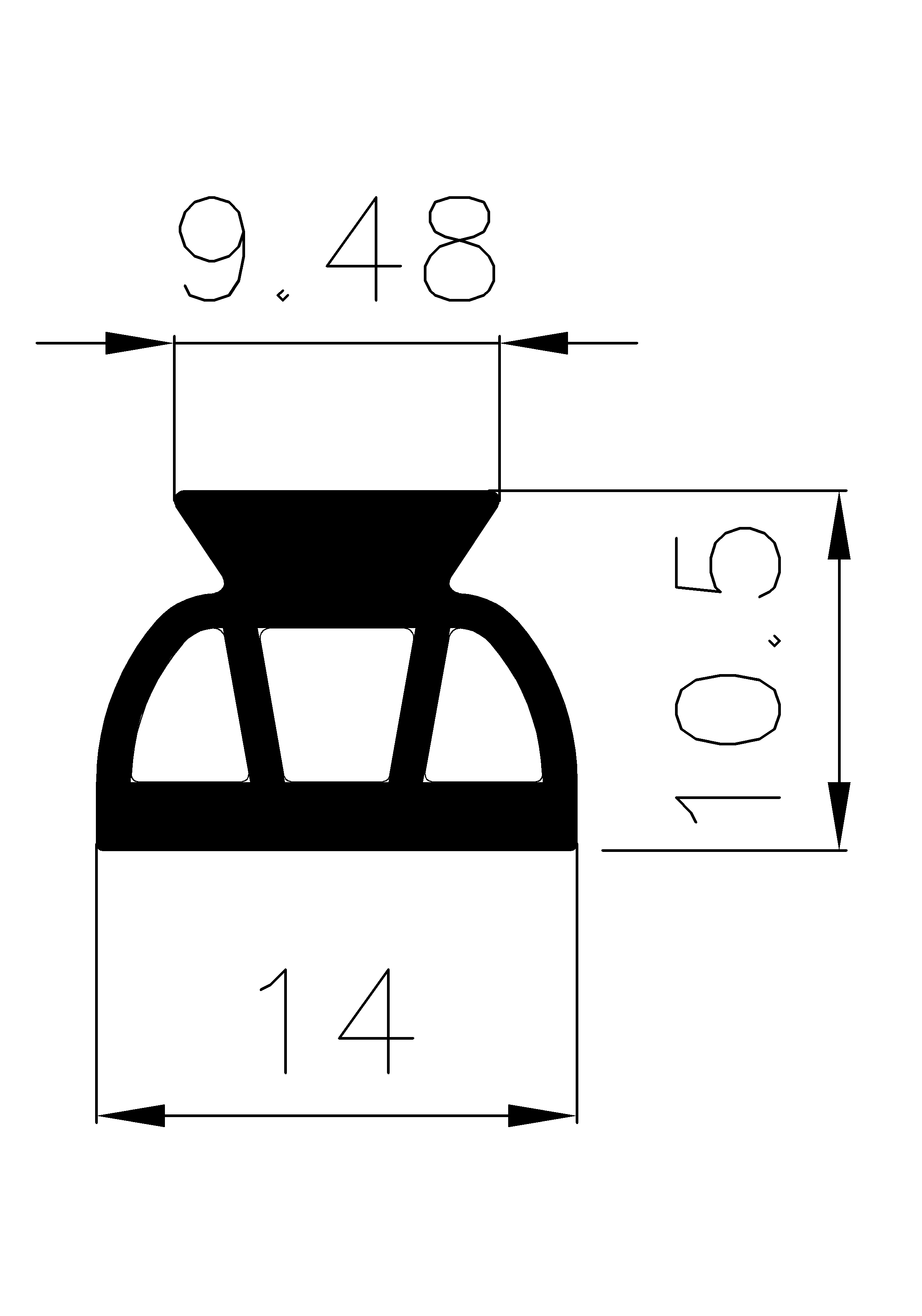 3420160KG - silicone profiles - Spacer and bumper profiles 3420160KG - silicone profiles - Spacer and bumper profiles