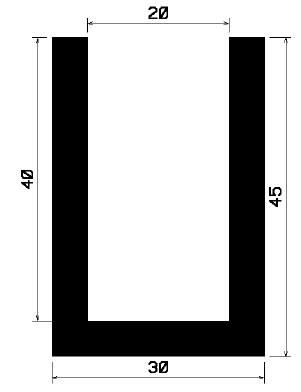 TU1- 1049 - rubber profiles - U shape profiles TU1- 1049 - rubber profiles - U shape profiles