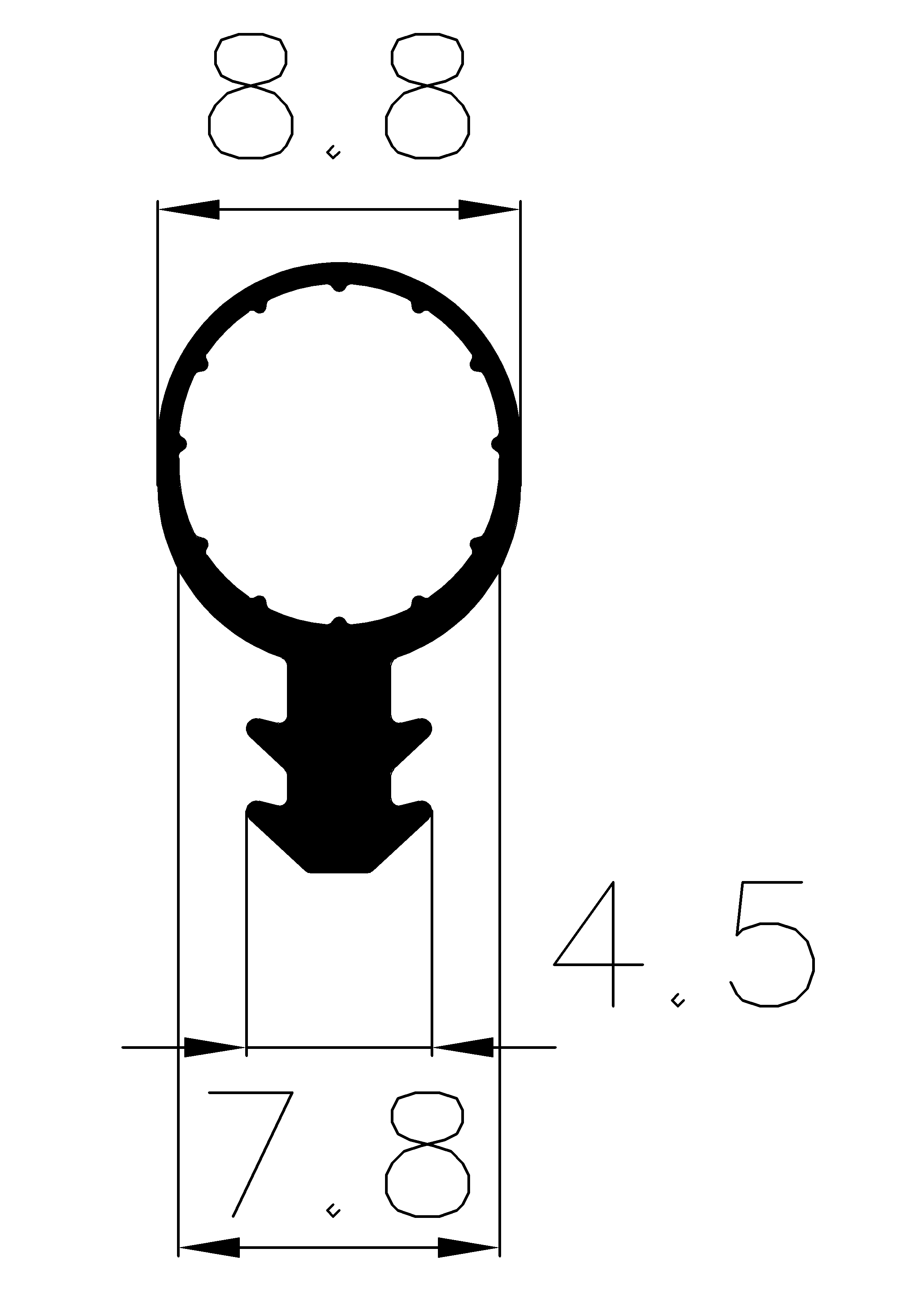 3480160KG - silicone rubber profiles - Door-frame profiles 3480160KG - silicone rubber profiles - Door-frame profiles