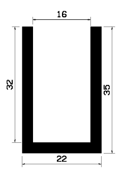TU1- 1065 - rubber profiles - U shape profiles TU1- 1065 - rubber profiles - U shape profiles