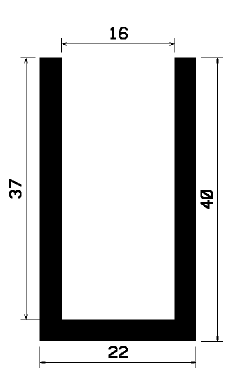 TU1- 1068 - rubber profiles - U shape profiles TU1- 1068 - rubber profiles - U shape profiles