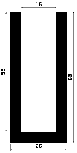 TU1- 1067 - rubber profiles - U shape profiles TU1- 1067 - rubber profiles - U shape profiles