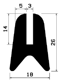 TU1- 1074 - rubber profiles - U shape profiles TU1- 1074 - rubber profiles - U shape profiles