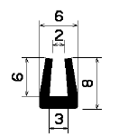 TU1- 1078 - rubber profiles - U shape profiles TU1- 1078 - rubber profiles - U shape profiles