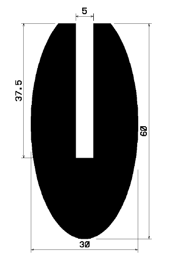 TU1- 1083 - silicone profiles - U shape profiles TU1- 1083 - silicone profiles - U shape profiles