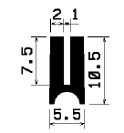 TU1- 1082 - rubber profiles - U shape profiles TU1- 1082 - rubber profiles - U shape profiles