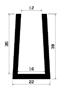 TU1- 1089 - rubber profiles - U shape profiles TU1- 1089 - rubber profiles - U shape profiles