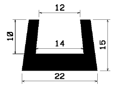 TU1- 1090 - rubber profiles - U shape profiles TU1- 1090 - rubber profiles - U shape profiles