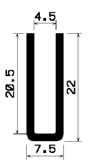 TU1- 1128 - rubber profiles - U shape profiles TU1- 1128 - rubber profiles - U shape profiles