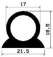 RT 1214 - silicone profiles - Sliding door – finger-guard profiles RT 1214 - silicone profiles - Sliding door – finger-guard profiles