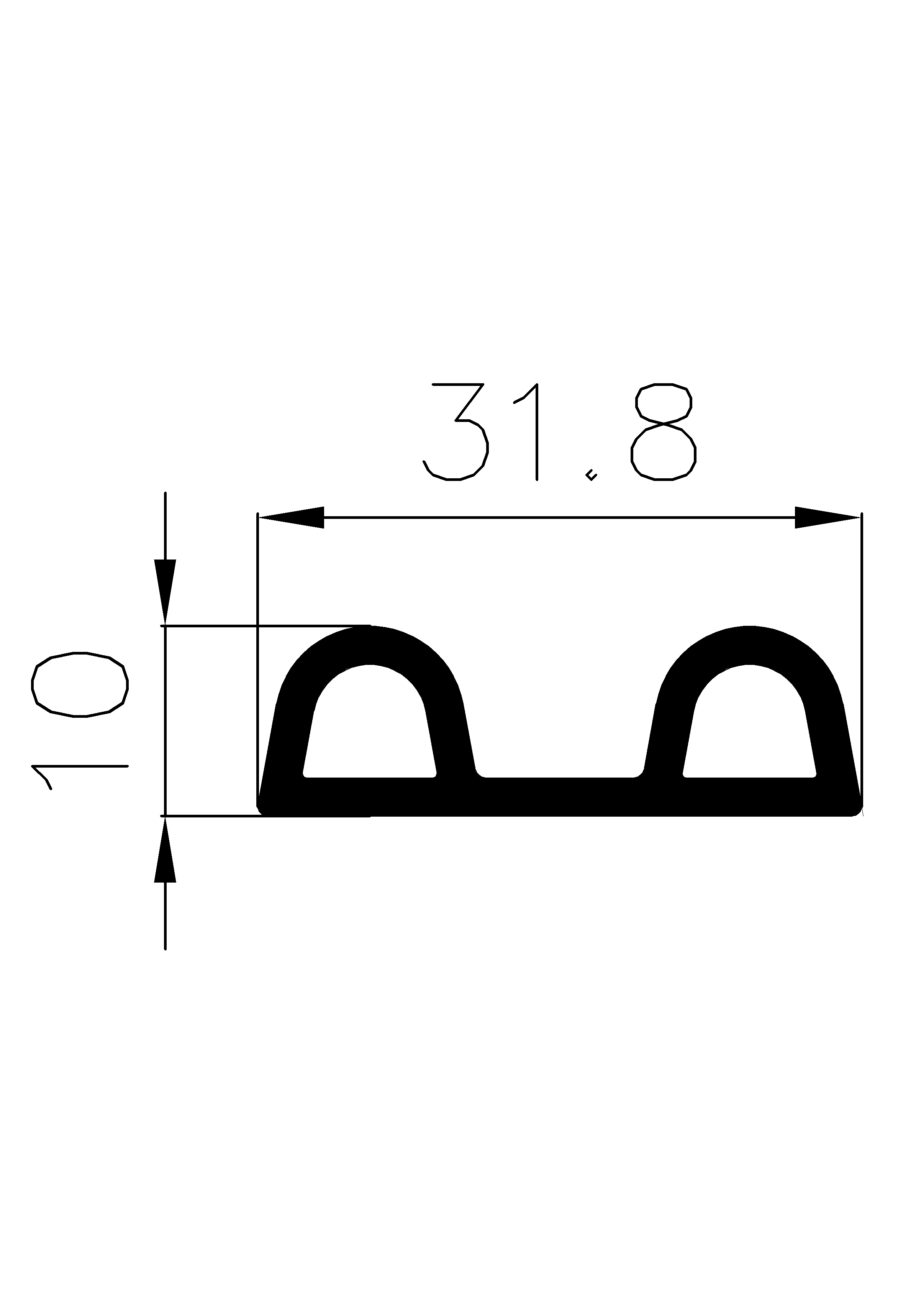 4040403KG - EPDM sponge profiles - Semi-circle, D-profiles 4040403KG - EPDM sponge profiles - Semi-circle, D-profiles