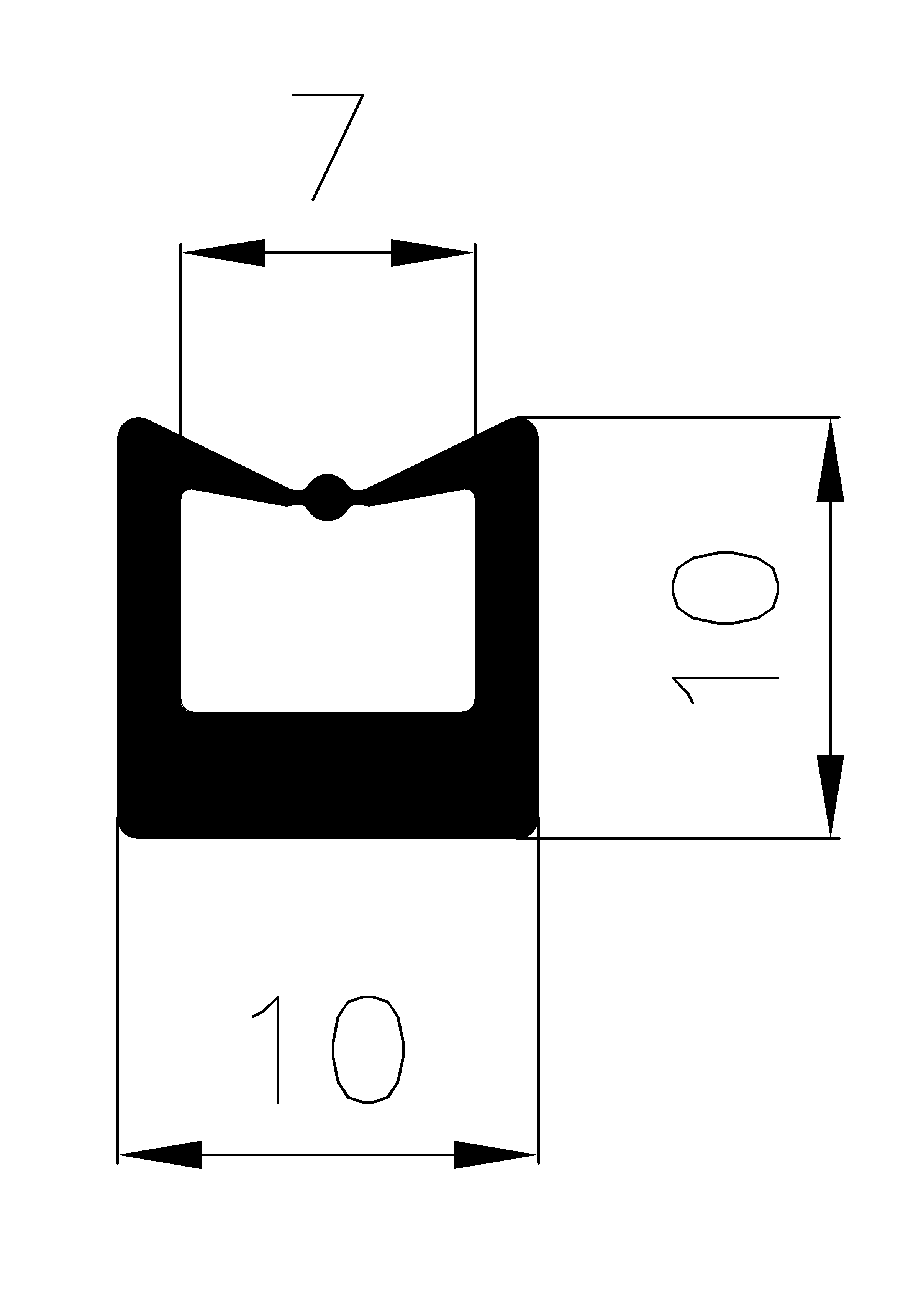 4080160KG - silicone profiles - U shape profiles 4080160KG - silicone profiles - U shape profiles