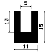 TU1- 1263 - silicone profiles - U shape profiles TU1- 1263 - silicone profiles - U shape profiles