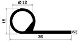 FN 1285 - silicone profiles - Flag or 'P' profiles FN 1285 - silicone profiles - Flag or 'P' profiles