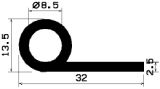 FN 1301 - silicone profiles - Flag or 'P' profiles FN 1301 - silicone profiles - Flag or 'P' profiles