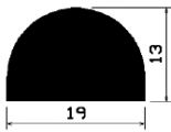 HR 1451 - silicone rubber profiles - Semi-circle, D-profiles HR 1451 - silicone rubber profiles - Semi-circle, D-profiles