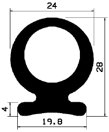 RT - 1573 - EPDM rubber profiles - Sliding door – finger-guard profiles RT - 1573 - EPDM rubber profiles - Sliding door – finger-guard profiles