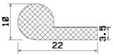 MZS 25545 - sponge profiles - Flag or 'P' profiles MZS 25545 - sponge profiles - Flag or 'P' profiles