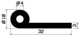 FN 1624 - silicone profiles - Flag or 'P' profiles FN 1624 - silicone profiles - Flag or 'P' profiles