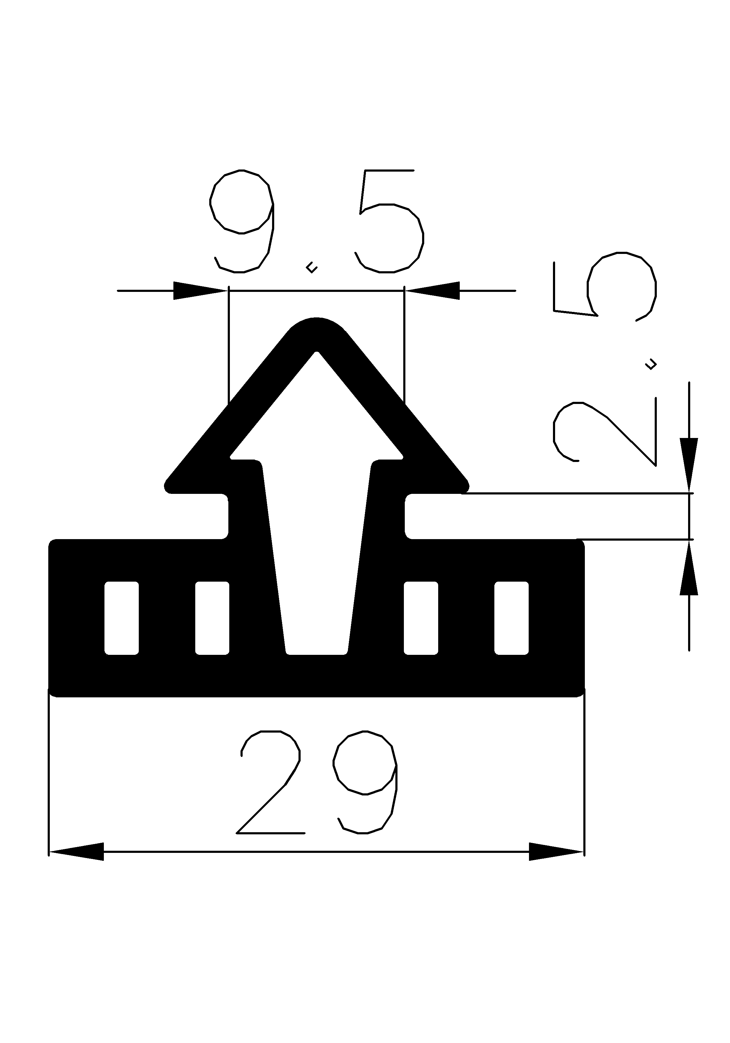 5370370KG - EPDM profiles - Spacer and bumper profiles 5370370KG - EPDM profiles - Spacer and bumper profiles