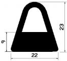 HR 1626 - silicone rubber profiles - Semi-circle, D-profiles HR 1626 - silicone rubber profiles - Semi-circle, D-profiles