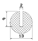 MZS 25697 - sponge profiles - U shape profiles MZS 25697 - sponge profiles - U shape profiles