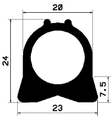 RT 1664 - silicone profiles - Sliding door – finger-guard profiles RT 1664 - silicone profiles - Sliding door – finger-guard profiles