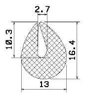 MZS 25701 - sponge profiles - U shape profiles MZS 25701 - sponge profiles - U shape profiles