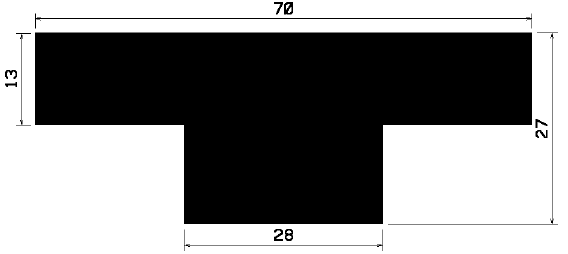 T 0107 - silicone rubber profiles - Cover and T-profiles T 0107 - silicone rubber profiles - Cover and T-profiles