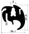 KL 1727 - stretcher EPDM profiles - Stabilizing and stretcher profiles KL 1727 - stretcher EPDM profiles - Stabilizing and stretcher profiles