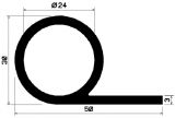 FN 1750 - EPDM profiles - Flag or 'P' profiles FN 1750 - EPDM profiles - Flag or 'P' profiles