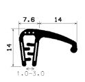 SD-0084 - with coextruded metal insert - Edge protection profiles SD-0084 - with coextruded metal insert - Edge protection profiles