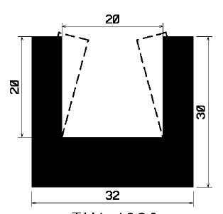 - TU1- 1886 - rubber profiles - U shape profiles - TU1- 1886 - rubber profiles - U shape profiles