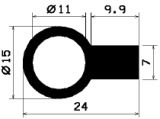 FN 1880 - silicone profiles - Flag or 'P' profiles FN 1880 - silicone profiles - Flag or 'P' profiles