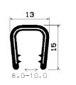 SD-0910 - with coextruded metal insert - Edge protection profiles SD-0910 - with coextruded metal insert - Edge protection profiles