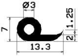 FN 1967 - silicone profiles - Flag or 'P' profiles FN 1967 - silicone profiles - Flag or 'P' profiles