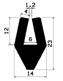 TU1- 1999 - rubber profiles - U shape profiles TU1- 1999 - rubber profiles - U shape profiles