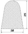 1B= 25 m MZS 25767 - EPDM rubber profiles - Semi-circle, D-profiles 1B= 25 m MZS 25767 - EPDM rubber profiles - Semi-circle, D-profiles