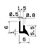 - TU1- G734 - rubber profiles - U shape profiles - TU1- G734 - rubber profiles - U shape profiles