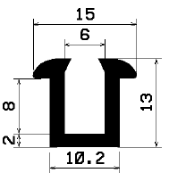 - TU1- G763 - rubber profiles - U shape profiles - TU1- G763 - rubber profiles - U shape profiles