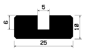 TU1- 2070 - rubber profiles - U shape profiles TU1- 2070 - rubber profiles - U shape profiles