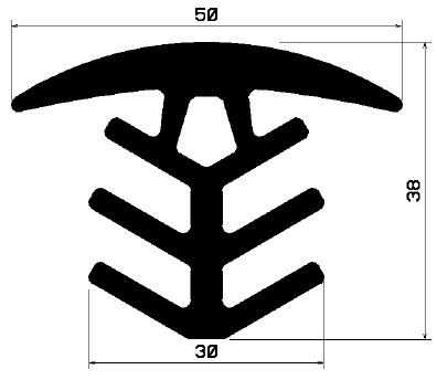 FA 2102 - rubber profiles - Cover and T-profiles FA 2102 - rubber profiles - Cover and T-profiles
