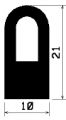 Hr 2113 - silicone rubber profiles - Semi-circle, D-profiles Hr 2113 - silicone rubber profiles - Semi-circle, D-profiles
