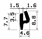 TU1- 2438 - silicone profiles - U shape profiles TU1- 2438 - silicone profiles - U shape profiles