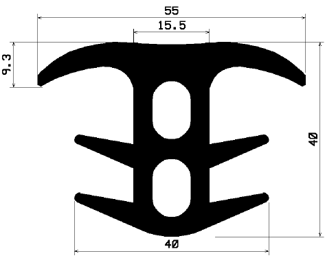 18780370KG - rubber profiles - Cover and T-profiles 18780370KG - rubber profiles - Cover and T-profiles