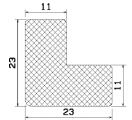 MZS 25783 - sponge rubber profiles - Angle shape profiles MZS 25783 - sponge rubber profiles - Angle shape profiles