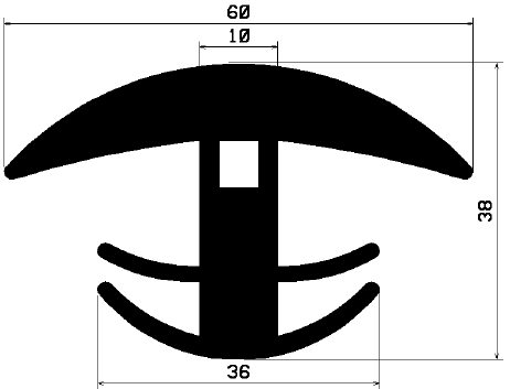 FA 2169 - rubber profiles - Cover and T-profiles FA 2169 - rubber profiles - Cover and T-profiles