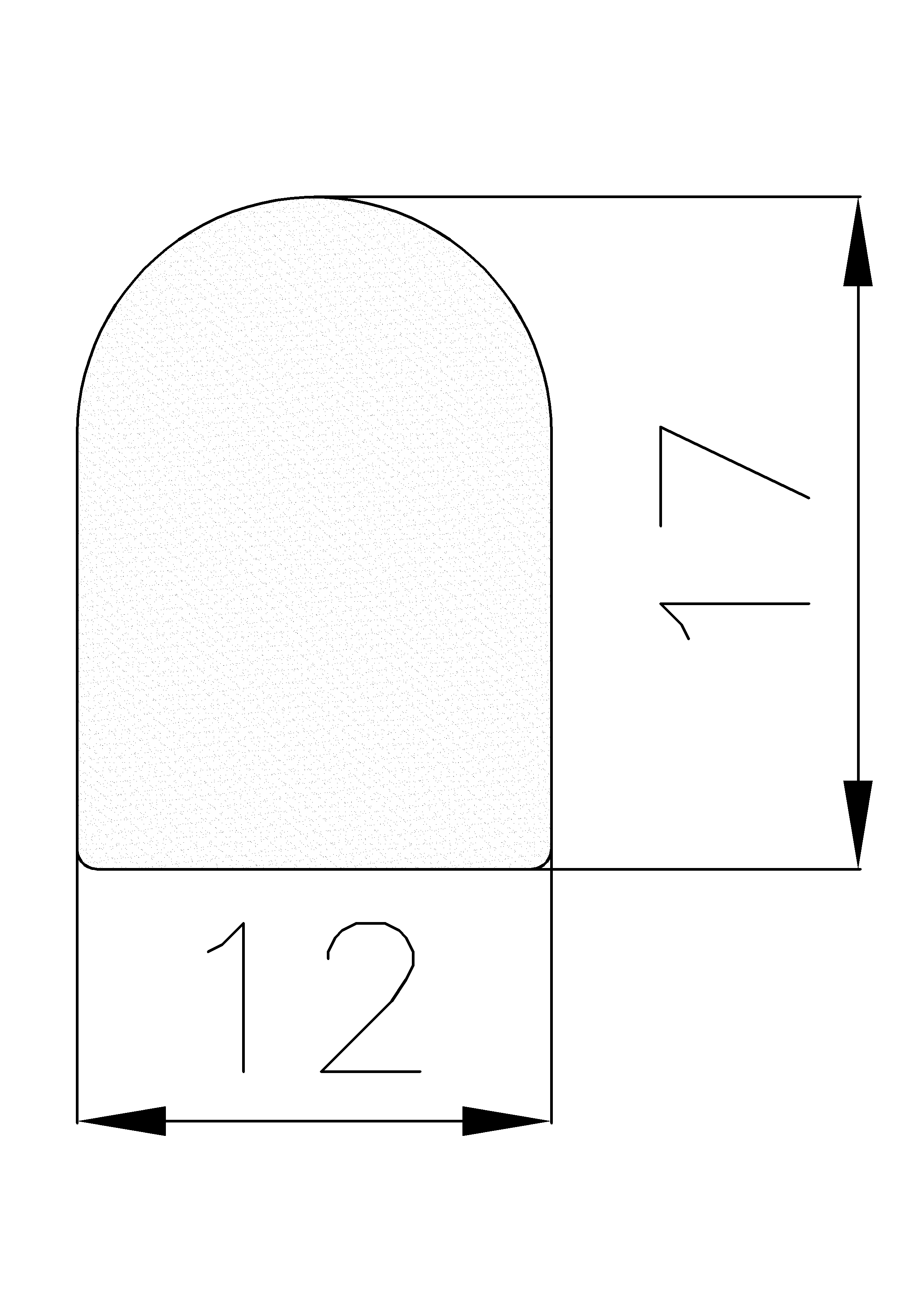 7870403KG - EPDM sponge profiles - Semi-circle, D-profiles 7870403KG - EPDM sponge profiles - Semi-circle, D-profiles