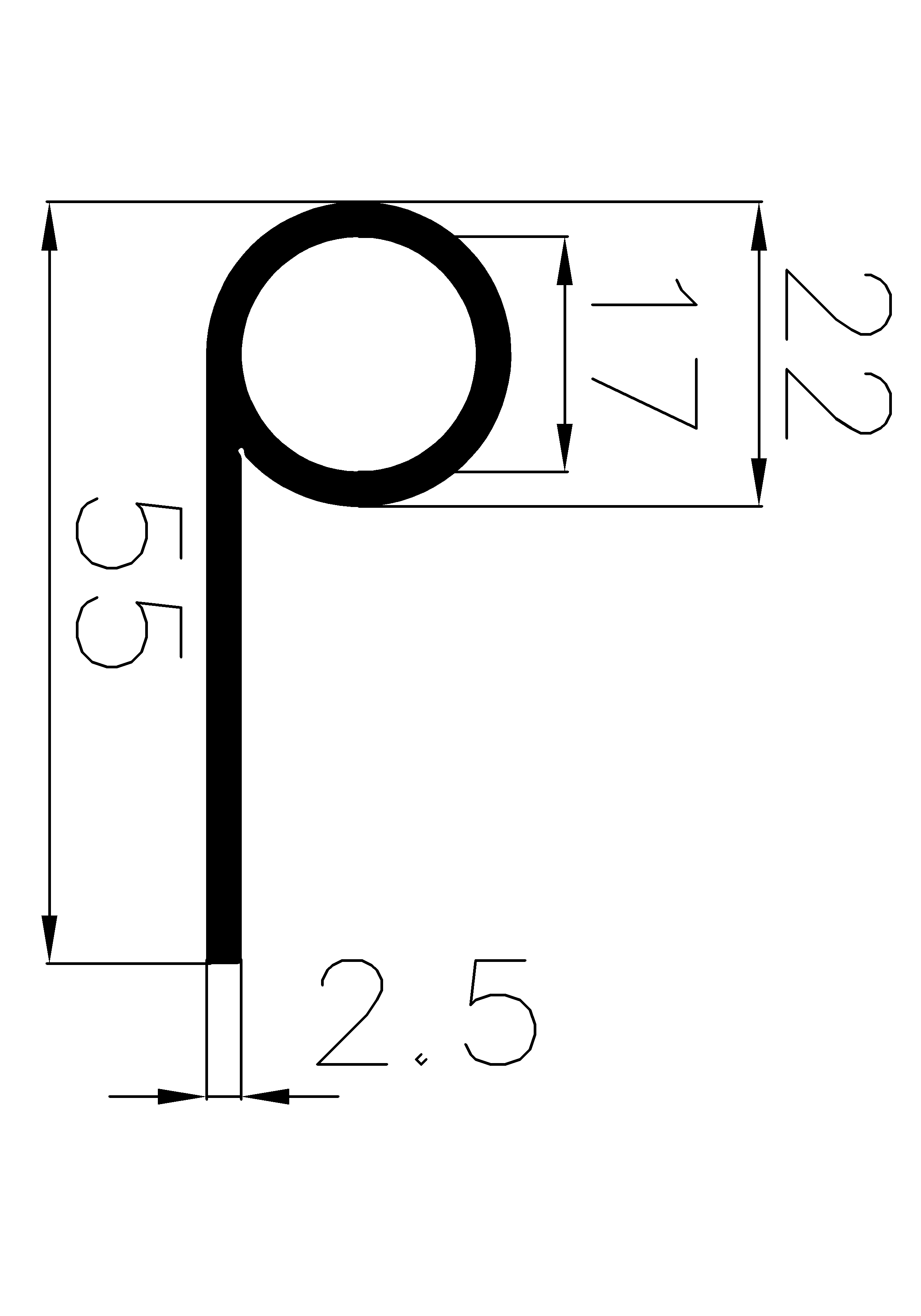 7960160KG - EPDM profiles - Flag or 'P' profiles 7960160KG - EPDM profiles - Flag or 'P' profiles